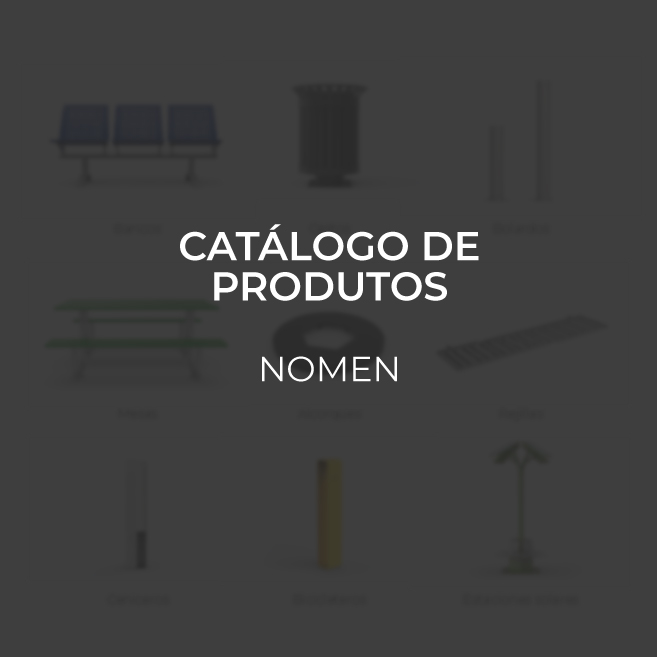 Catálogo de produtos - Mobiliario urbano